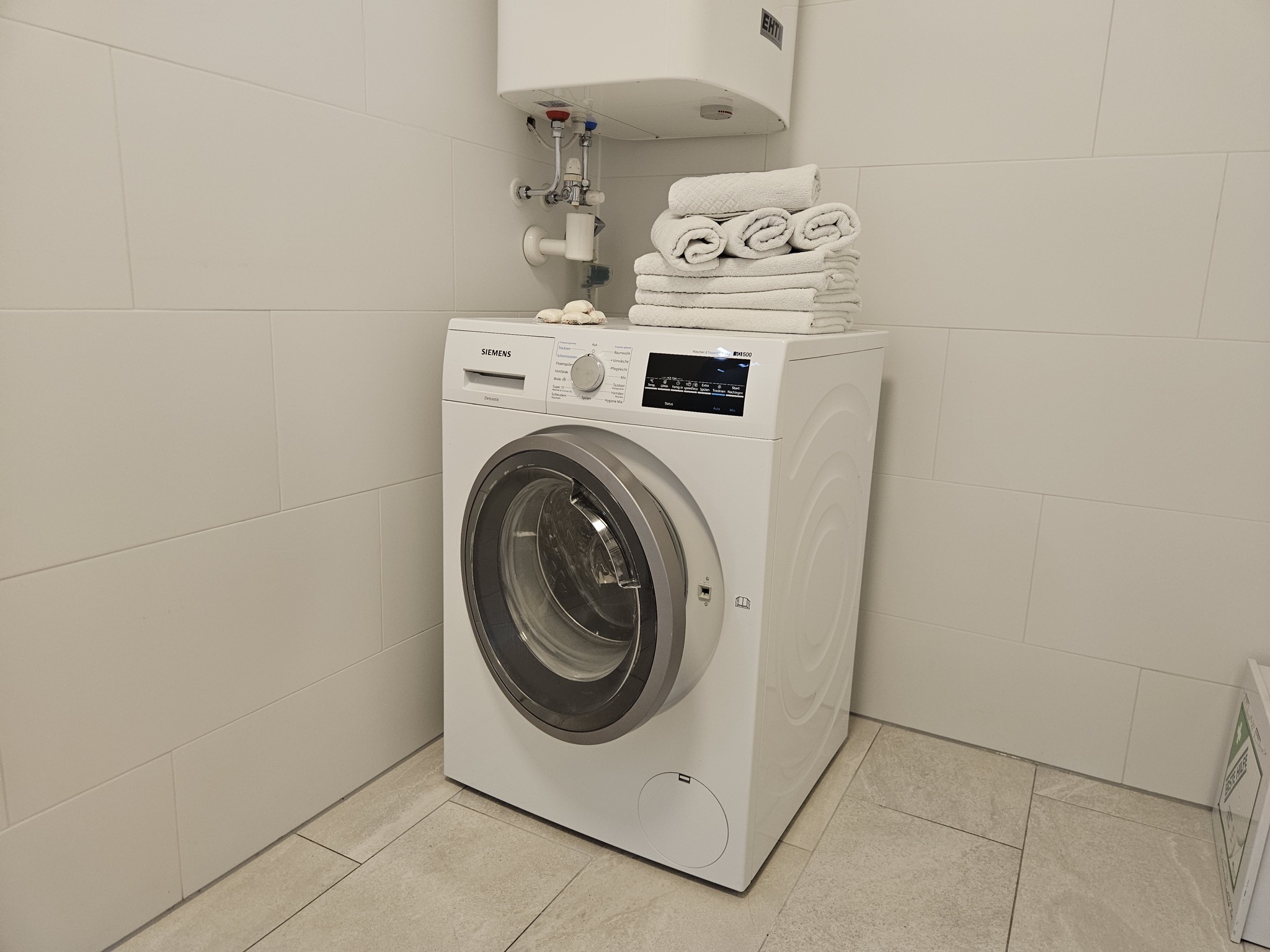 Bad mit Waschtrockner